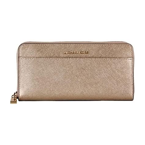 michael kors pale gold geldbeutel|michael kors gold wallet women.